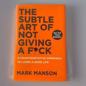 The‎ Subtle Art of Not Giving a F*ck Mark Manson Hardcover Self-Help Book 2016